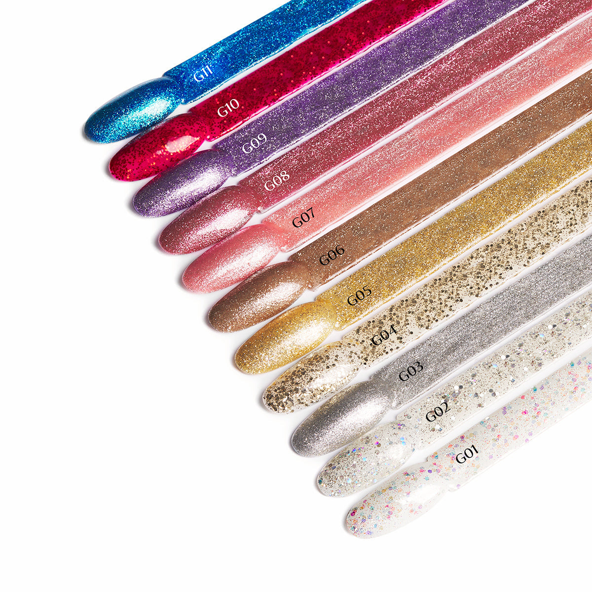 OCHO NAILS Hybrid nail polish glitter G12 -5 g - BVShop