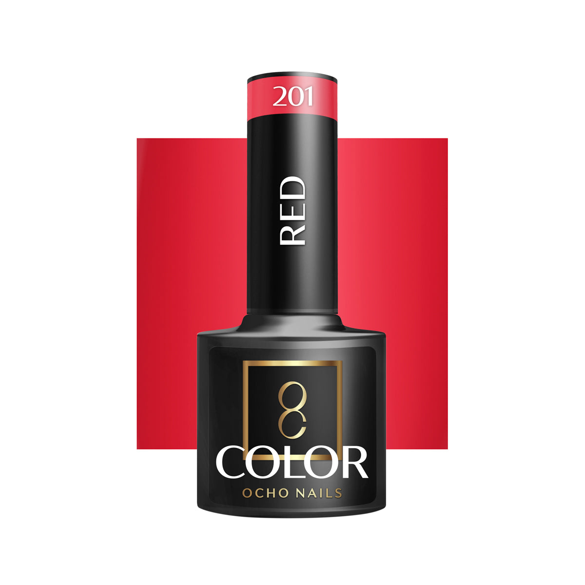 OCHO NAILS Hybrid nail polish red 201 -5 g - BVShop