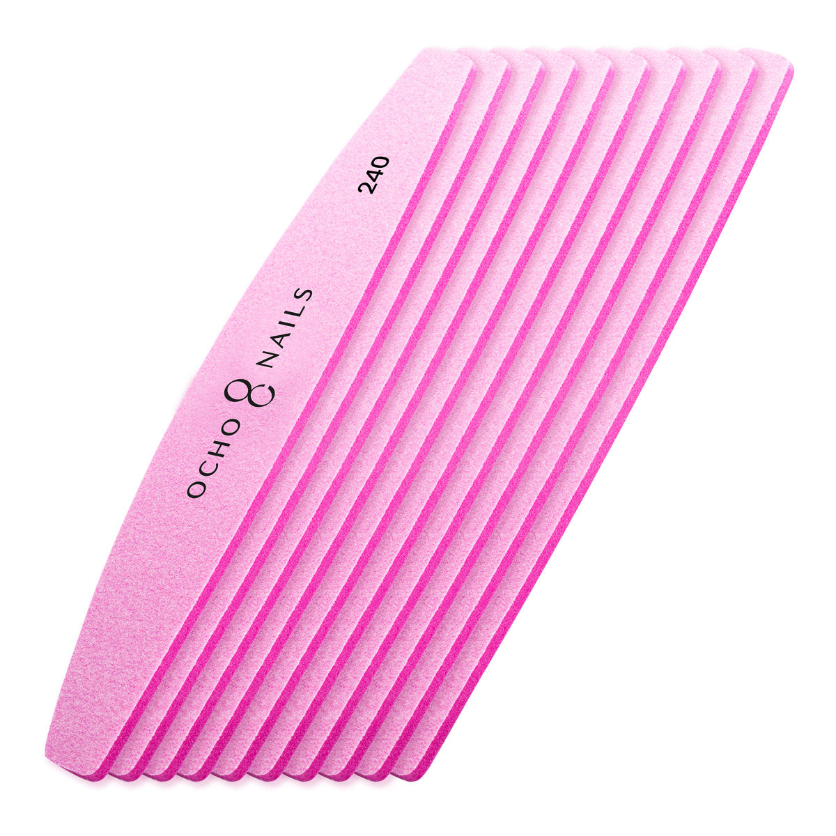 Ocho Nails replacement polishes for half-moon metal file. 240 10 pcs. - BVShop