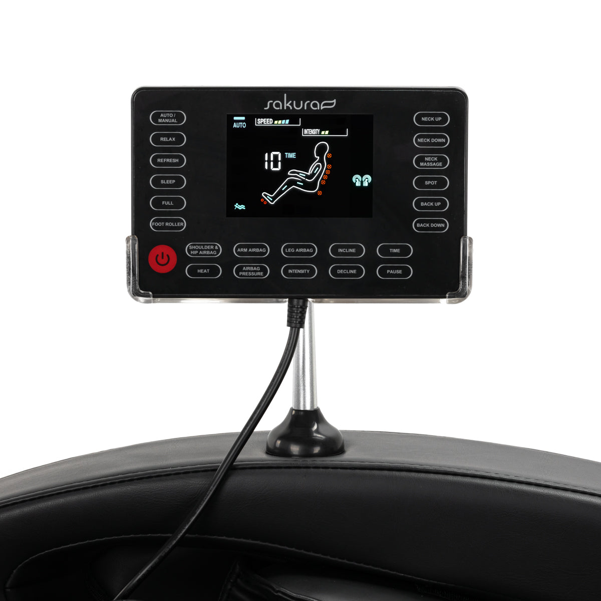Sakura massage chair Standard 801 black and red - BVShop