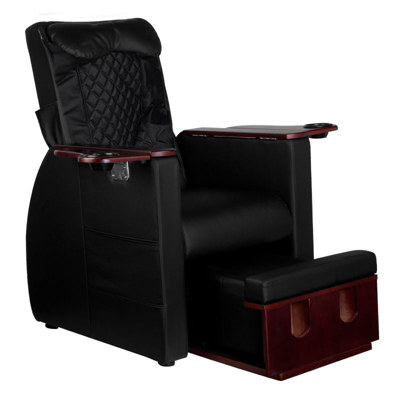 Spa chair for pedicure with back massage azzurro 101 black - BVShop