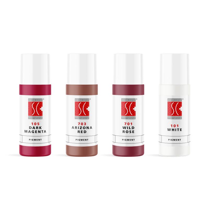 Swiss Color 3D Lip Pigments Set 4x5ml - BVShop