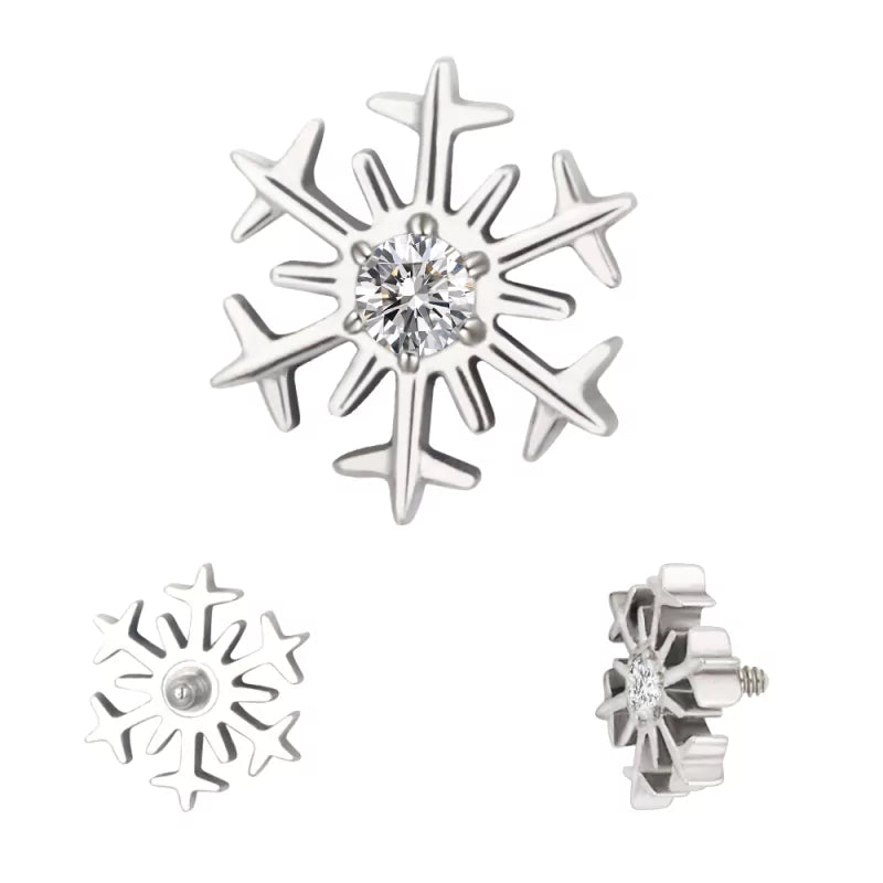 Titanium Ring Snowflake