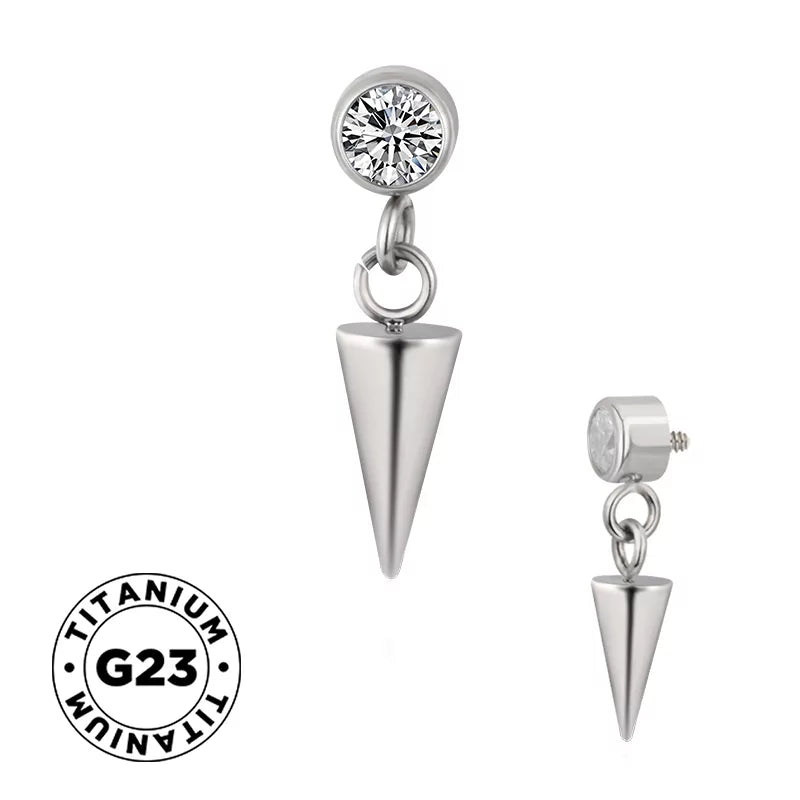 Titanium Ring Spike Bezel