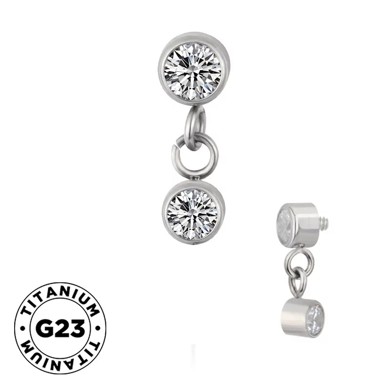 Titanium Ring Twin Bezel