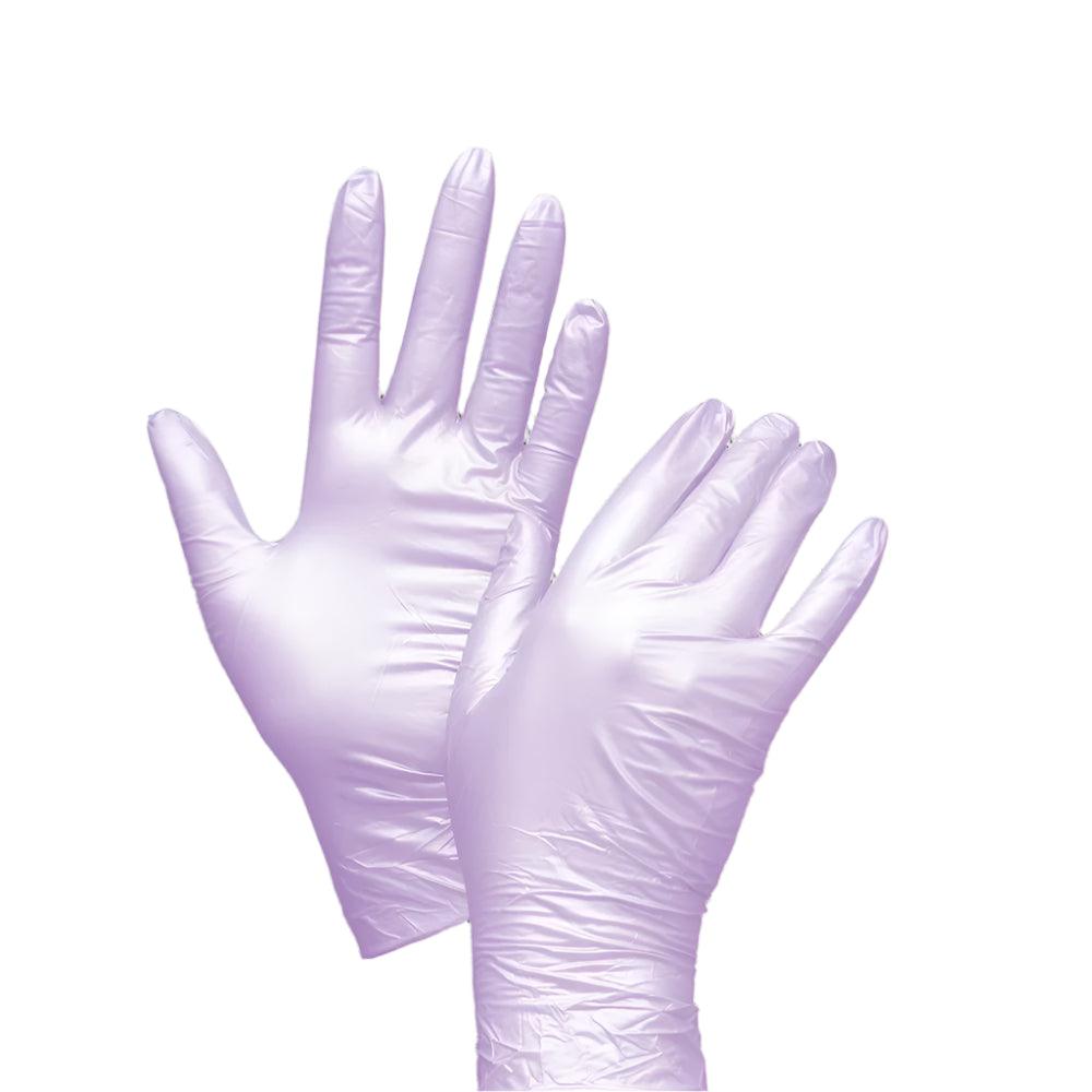 UNIGLOVES Fancy Nitrile Gloves Violet 100pcs XS/S/M - BVShop