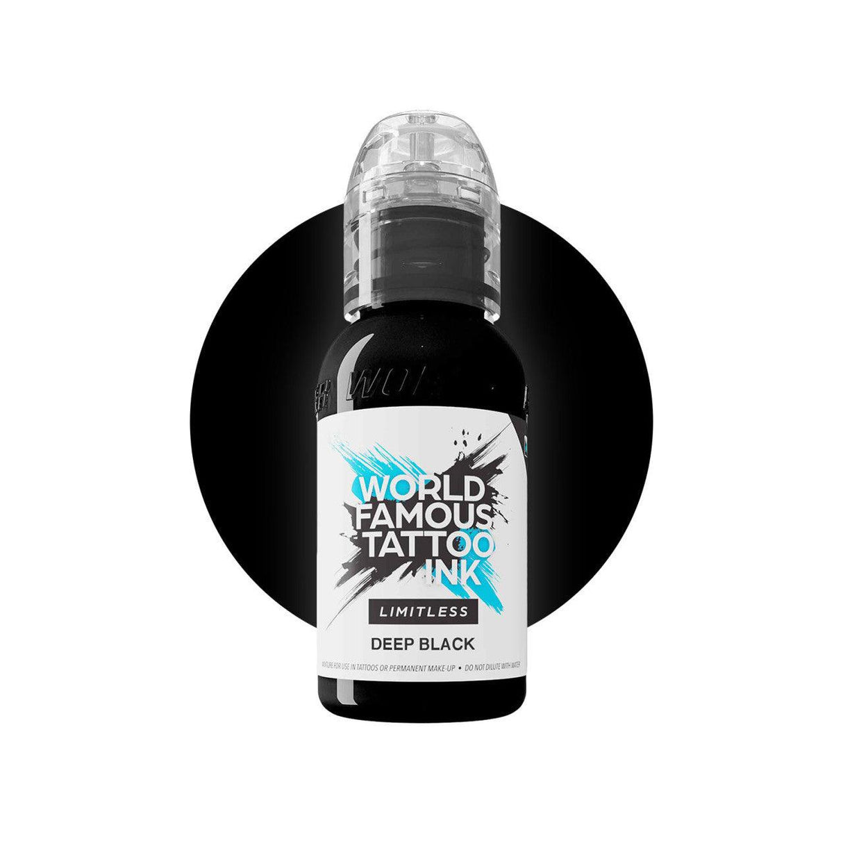 World Famous Limitless Tattoo Ink Deep Black 30ml - BVShop