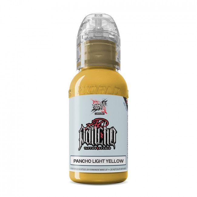 World Famous Tattoo Ink AD Pancho Light Yellow 30ml - BVShop