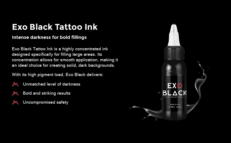XTreme Ink EXO Black 240ml - BVShop