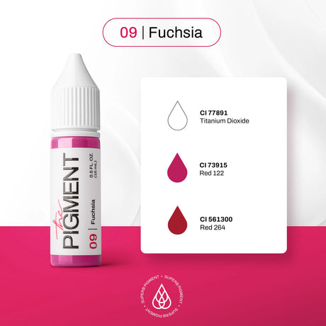 The Pigment 09 Fuchsia Pigment (15ml) - BVShop