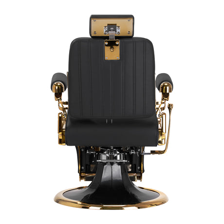 Barber chair Gabbiano Leonardo Gold Black - BVShop
