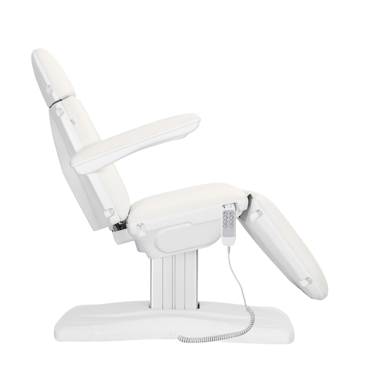 Electric cosmetic chair SILLON Eclipse 4 actuators white - BVShop