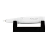 VIVA Nail Drill VIVA 602 S in white, with a sleek design, showing the handheld device and its adjustable bit attachments.