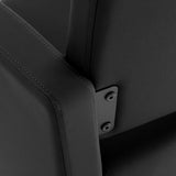 Gabbiano Vitoria hairdressing chair black - BVShop