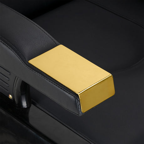 Hair System New York barber chair black gold - BVShop