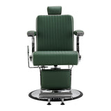 Gabbiano Visionerio barber chair green chrome frame - BVShop