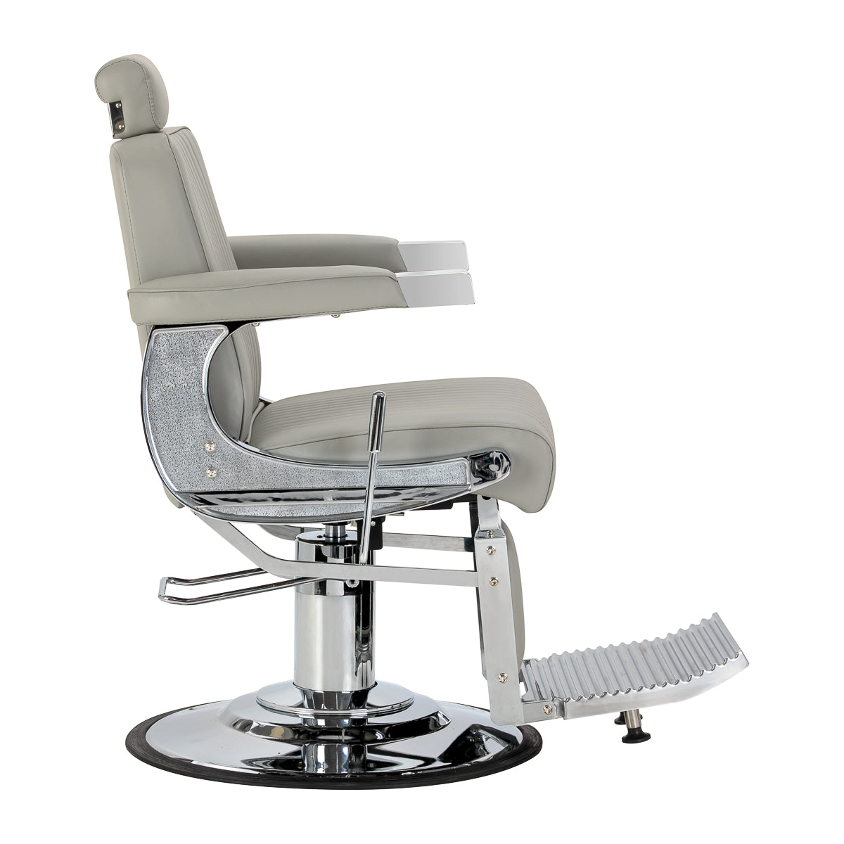 Gabbiano Visionerio barber chair grey chrome frame - BVShop