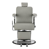 Gabbiano Visionerio barber chair grey chrome frame - BVShop