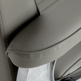 Gabbiano Visionerio barber chair grey chrome frame - BVShop