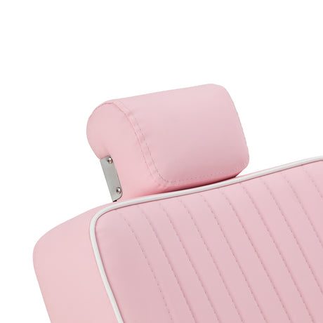 Gabbiano Visionerio barber chair pink chrome frame - BVShop