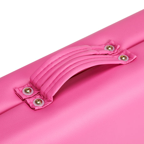 BALANCE wooden folding massage table 2 segment pink and black - BVShop