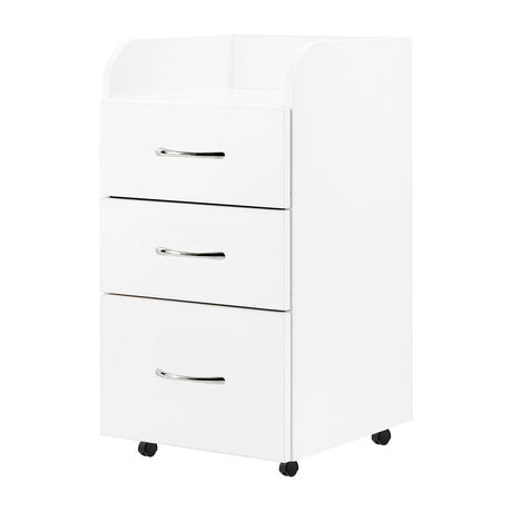 White cabinet Kombi for beauty salon furniture by ACTIVESHOP, with multiple drawers and storage compartments.