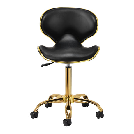 Gabbiano cosmetic stool Q-4599G black V2 - BVShop