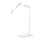 GLOW Adjustable UV/LED Pedicure Lamp Stand – White; articulated arm, alternate position