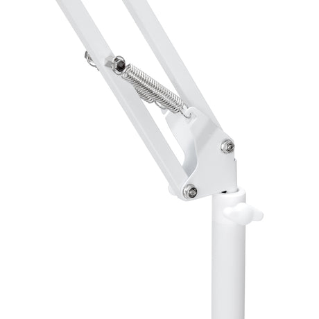 GLOW Adjustable UV/LED Pedicure Lamp Stand – White; adjustable joint close-up