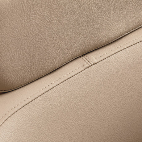 Gabbiano Wratislavia hairdressing chair beige chrome base - BVShop