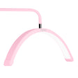 MOMO MX6 pink salon lamp with stable flat base and adjustable floor stand