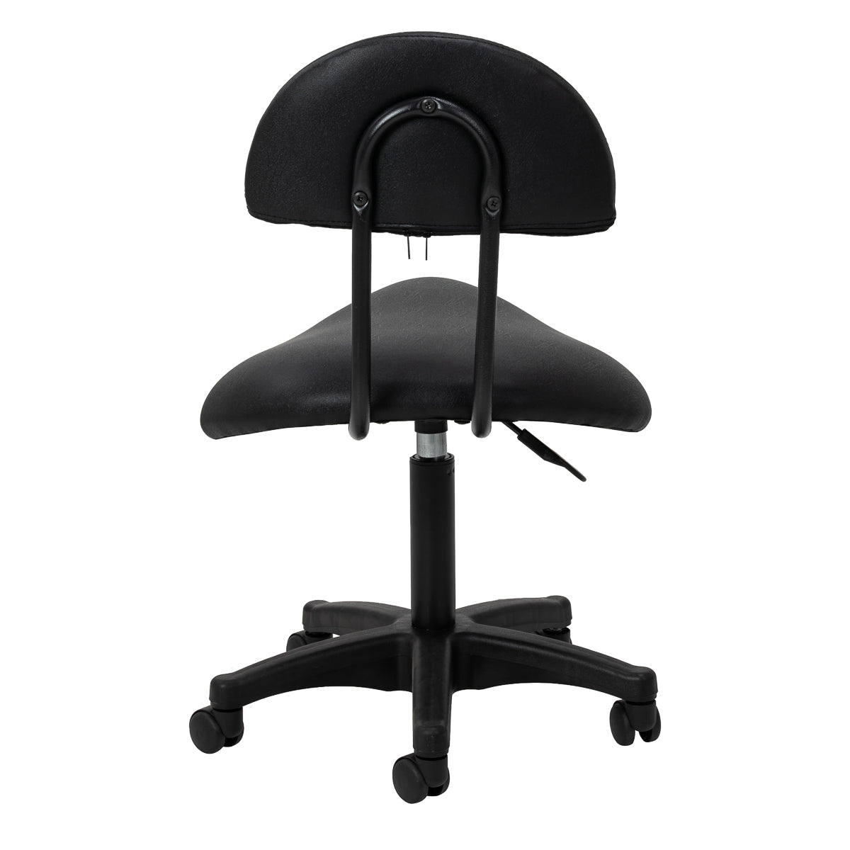 ACTIVESHOP 6001 saddle stool backrest and contoured seat detail