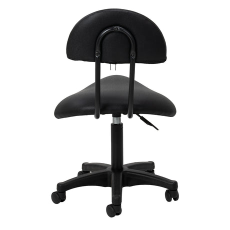 ACTIVESHOP 6001 saddle stool backrest and contoured seat detail