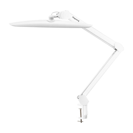 Elegante tabletop LED workshop lamp with slim 98 LED light head