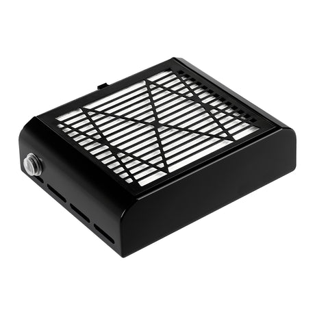 MOMO J-23 cassette nail dust collector in black for manicure desks