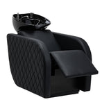 Gabbiano Ines Electric Hairdressing Wash Unit With Massage – Black · Footrest adjustment position
