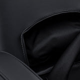 Gabbiano Continental Barber Chair With Massage – Black · Rear panel detail