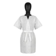 Disposable short sleeve bathrobe 10 pcs for salon and spa hygiene