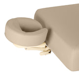 Sillon Siesta Electric SPA Lounger – Beige, Light Brown Base · Mounted accessory example