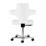 Azzurro Special 152 Salon Operator Chair – Snow-White · Rear view