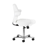 Azzurro Special 152 Salon Operator Chair – Snow-White · Side view