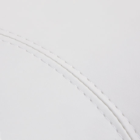Azzurro Special 152 Salon Operator Chair – Snow-White · Upholstery stitching detail