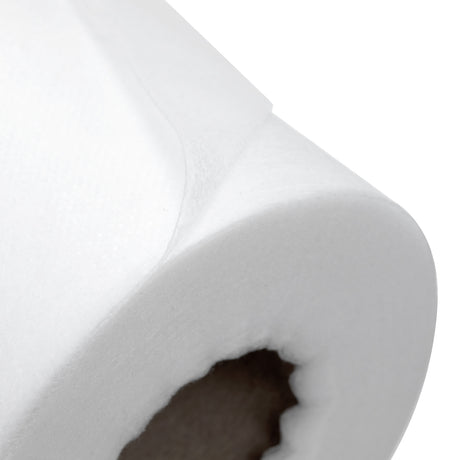 EKO white perforated non-woven salon bed roll 100cm x 100m