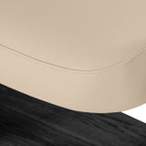 Sillon Relax Electric SPA Lounger – Beige, Black Base · Removable cover detail