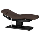 Sillon Relax Electric SPA Lounger – Dark Brown, Black Base · Overall view