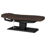 Sillon Relax Electric SPA Lounger – Dark Brown, Black Base · Overall view