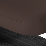 Sillon Relax Electric SPA Lounger – Dark Brown, Black Base · Removable cover detail