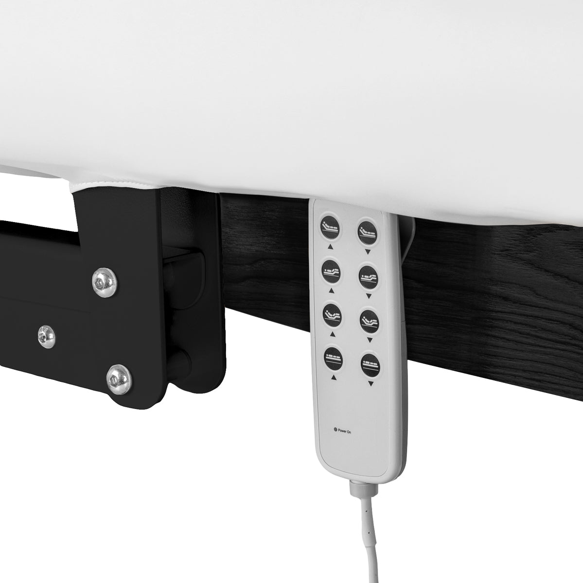 Sillon Relax · white / black · handheld remote