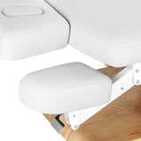 Sillon Relax · white / light brown · arm shelf and headrest