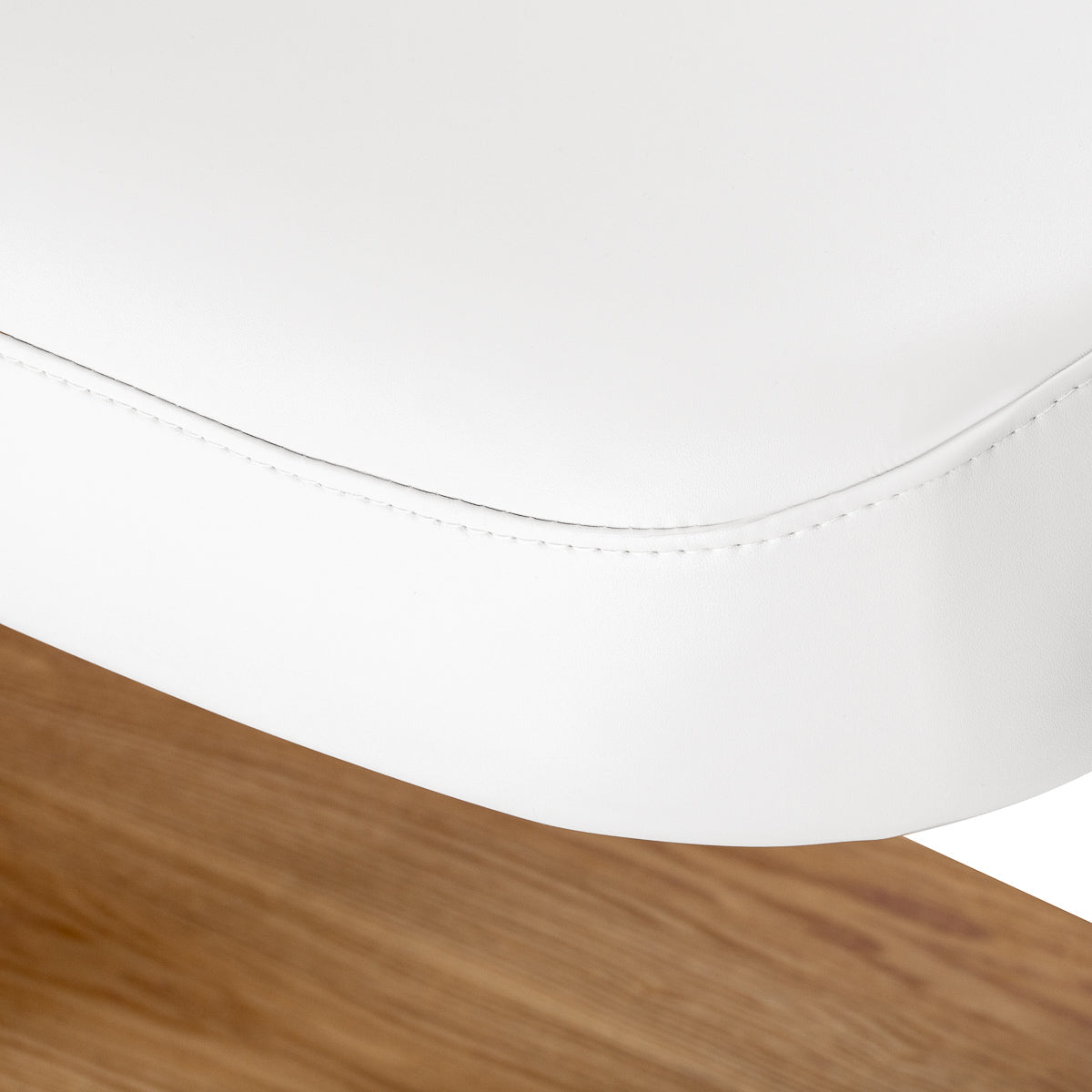 Sillon Relax · white / light brown · stitched cover edge